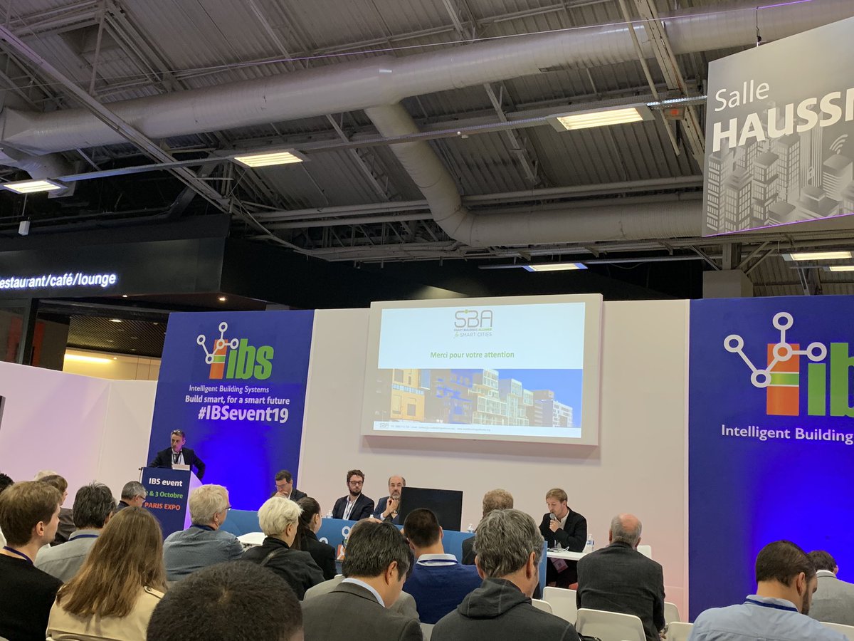 seb7152's tweet photo. En direct de #IBSevent19 avec un retour un an après sur #R2S très intéressant apporté par @FicBen @AlainKergoat @nexity et @Intentnews animé par @EM_Francois1  #wavestone #smartbuilding #buildingos #bos https://t.co/x7ABnSW8z4