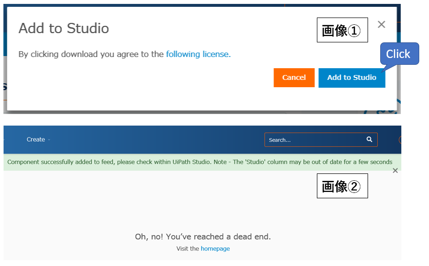 asari_rpa's tweet photo. <伏兵! UiPath GO!>
便利なコンポーネントが揃っている様ですね。
「かんたんBasicアクティビティ」をダウンロードしたいのですが、画像1の後に画像2のエラーで失敗💀
何が悪いんでしょうか?
#UiPath #UiPathGo https://t.co/5nRWZ64hW4