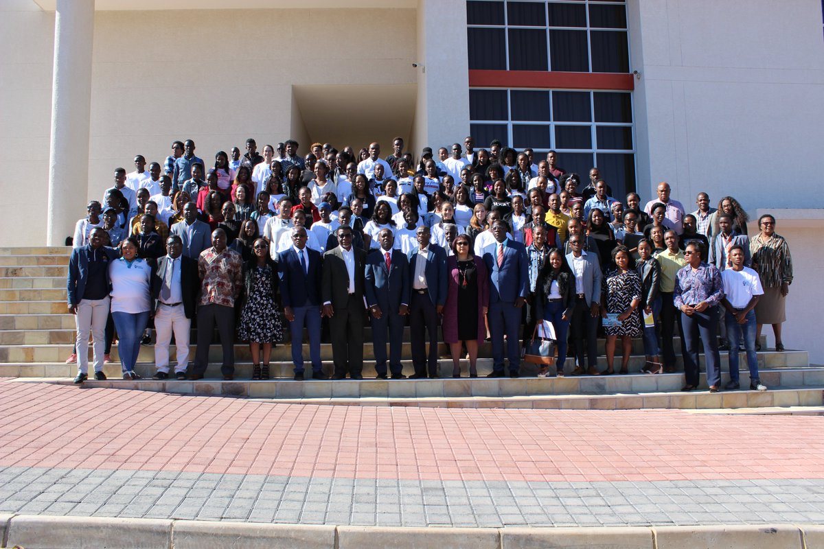 NUSTFM's tweet photo. The 2nd National Research Symposium is well underway at NIPAM in Windhoek. The symposium is being held under the theme: "Enhancing Collaborative Research for Sustainable Development". Over 20 researchers from NUST, IUM and UNAM are expected to present their papers. #NRS2019 https://t.co/r8qTRmHBzH