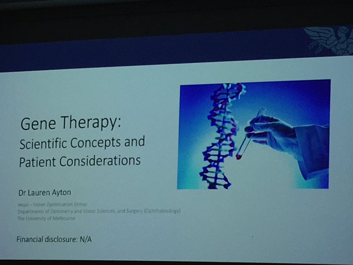 Thank you to Prof Keith Martin and @DrLaurenAyton for excellent #SeeingBeyond updates ocular gene therapy for inherited retinal regenerations and glaucoma.
@unimelb @UniMelbMDHS @OptometryAus