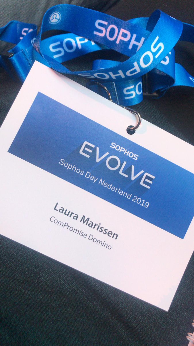 ComPromiseBV's tweet photo. Ook dit jaar zijn wij weer aanwezig op de Sophos Day! @SophosBenelux https://t.co/bV18G4Vqsl