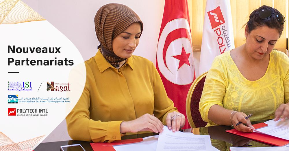 BfiGroupe's tweet photo. Dans le cadre de l’insertion professionnelle, BFI a signé un accord de financement de 3 ans d’études d’ingénierie des jeunes techniciens, et ce en partenariat avec l’ISI, l’INSAT, ISET RADES &amp; POLYTECH INTEL. #ISI #INSAT #ISETRADES #POLYTECHINTEL https://t.co/jJAIIUeRcO