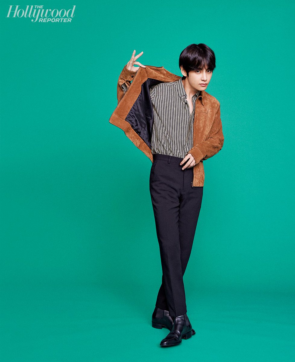THR's tweet photo. “I’m exploring other fashion.” @BTS_twt's V, who loved Gucci so much, he earned the unofficial nickname “The Human Gucci,” says his affair with the brand has died down somewhat https://t.co/41WaCiDyZa #BTSxTHR https://t.co/HUmJ1zuZGR