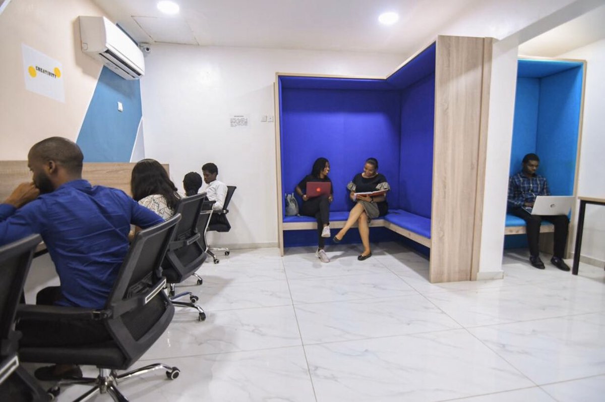 989workspaces's tweet photo. 989 Coworking now at @kohinoorlagos 😁
—
Address: 72, Kusenla Road, Lekki Peninsula II 
Lekki.
Opening hours: 8:00am - 10:00pm 7days a week with access to high speed Internet connection.
—
Hourly Plan NGN500
Day Pass NGN2,500
Monthly Plan: 50,000
•
#989coworking 
#GoogleDoodle https://t.co/cIkwGSO5ZD
