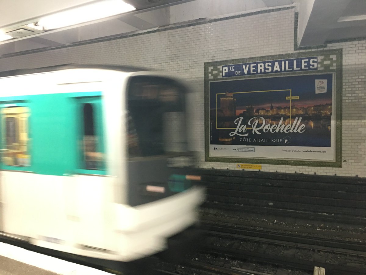 NA_Tourisme's tweet photo. En marge de l'#IFTM2019 le #crtNA affiche les destinations de #NouvelleAquitaine dans le #metrofrancilien Porte de Versailles @NiortMaraisPoit @laciteduvin @LimogesTourisme @LaRochelle_OT @LascauxOfficiel @P_Basque @NA_Tourisme @MichelDurrieu https://t.co/ouY6lOQLh4