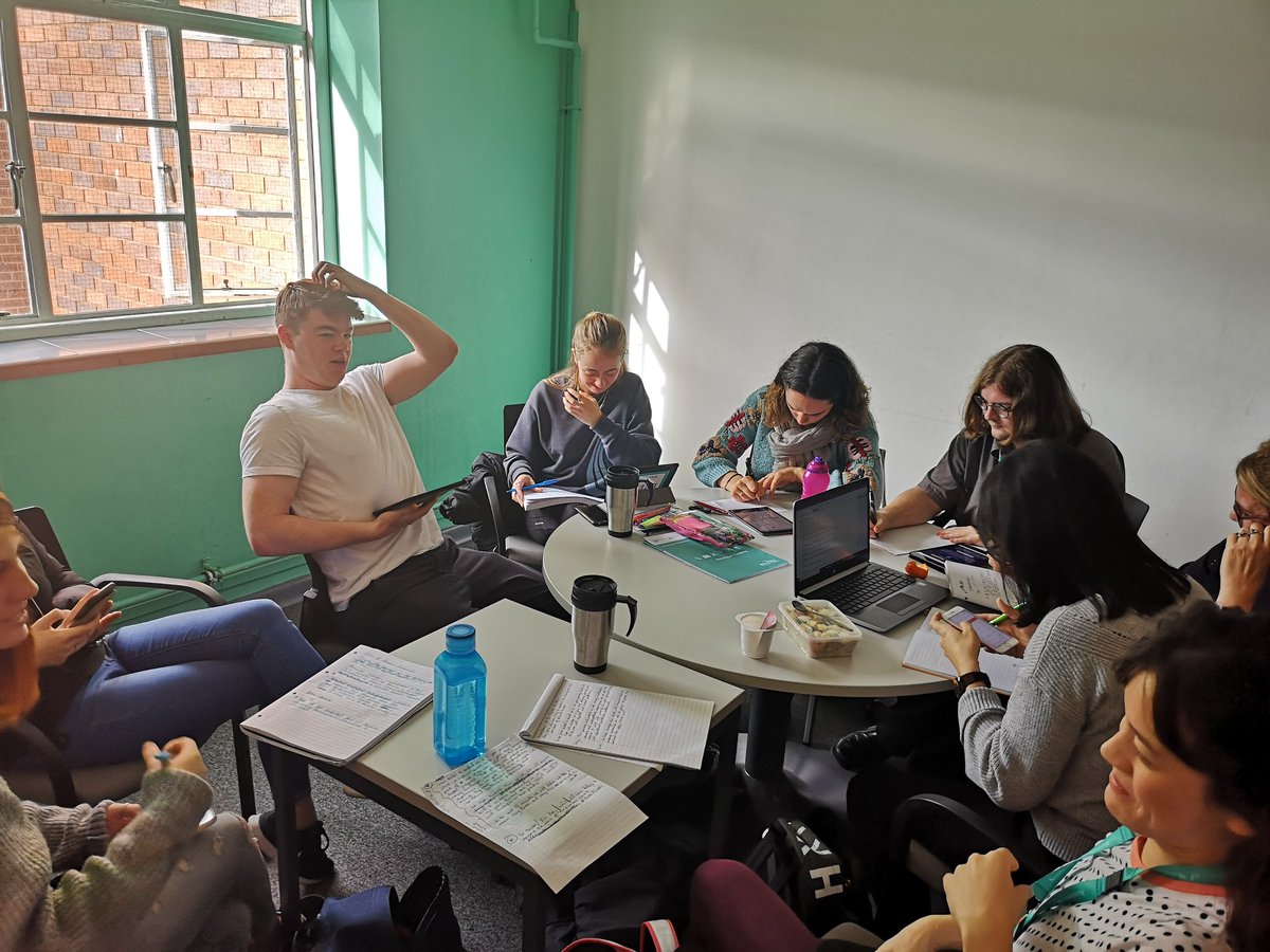 RoxyKennedy22's tweet photo. Finalising our speeches and collaborating to bring across the views of our colleagues at the #AnnualNursingConference tomorrow! Hoping to do all the healthcare professionals and our lecturers proud with our feelings and aspirations!  #ExeterNurses @UniofExeter @ExeterMed https://t.co/2mLh6XlCT2