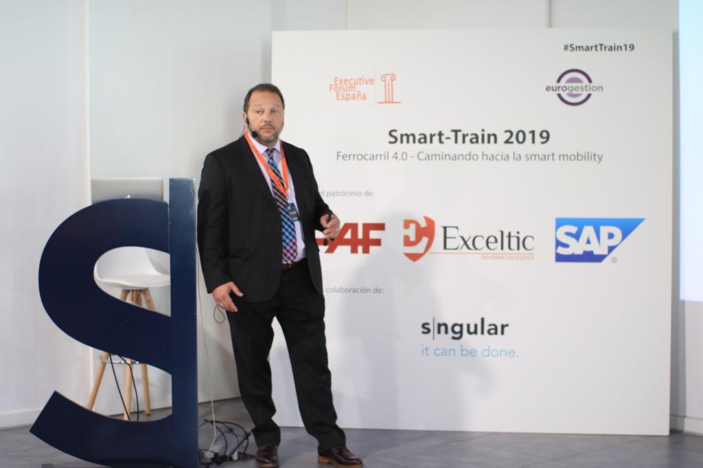 EurotechTLS's tweet photo. Hoy celebramos la II edición de #SmartTrain19, con @exeforum1 @exceltic @AgendaCAF @SAPSpain @Renfe @Adif_es @metro_madrid, con el apoyo de @AsocEspTransp , en el hub de @sngular https://t.co/oKVCTtM30w