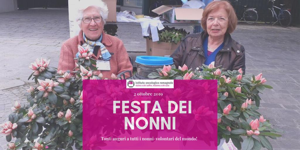 Oggi, #2ottobre, è la #festadeinonni e degli angeli custodi. Molti nostri #volontari sono sia l'uno che l'altro: sottraggono tempo alle proprie famiglie, affetti, interessi per dedicarsi a chi soffre. Tanti auguri a tutti i nonni-volontari del mondo!!! #Romagna #nonni