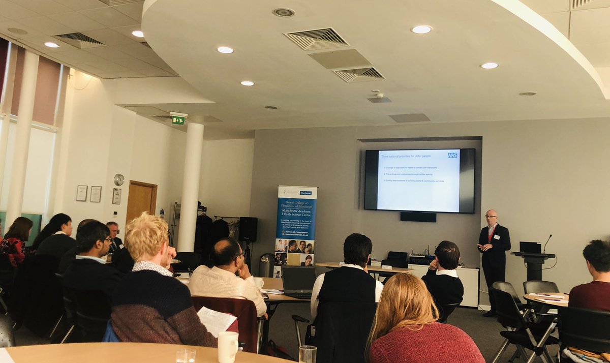 parthaskar's tweet photo. Great overview @runnermandoc of @NHSEngland priorities regards โolder peopleโ
Packed audience!
@COSMakin @RCPEdin @RCPEmanc
#Adherence19 https://t.co/7oypqkcGpx