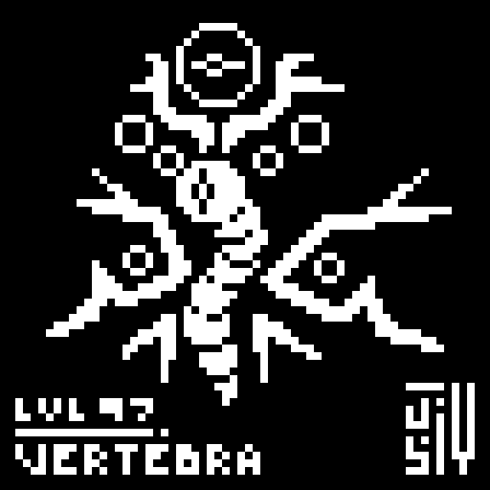 Jusiv_'s tweet photo. The air throbs and writhes in a silent cacophony as a Level 97 Vertebra shudders into being!
#HighLevelMonster @Pixel_Dailies #Pixel_Dailies #PixelArt #Pixel #PyxelEdit #1Bit
(608x Streak!) https://t.co/VdMqnqRoJ4