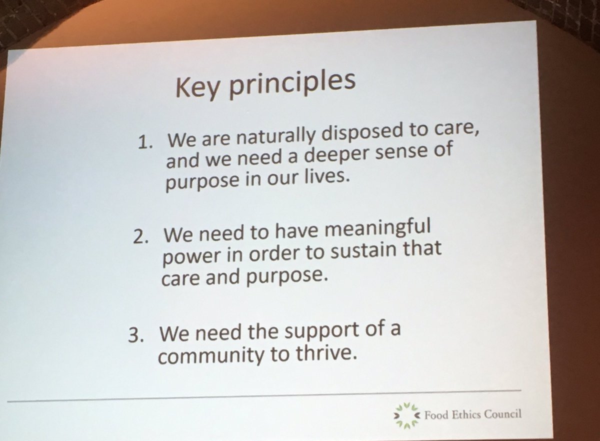 We are naturally disposed to care and need a deeper sense of purpose in our lives. And, we need the support of a community to thrive 🙌<a href="/FoodEthicsNews/">Food Ethics Council</a> say these are key principles of becoming a food citizen #FoodCitizenship.