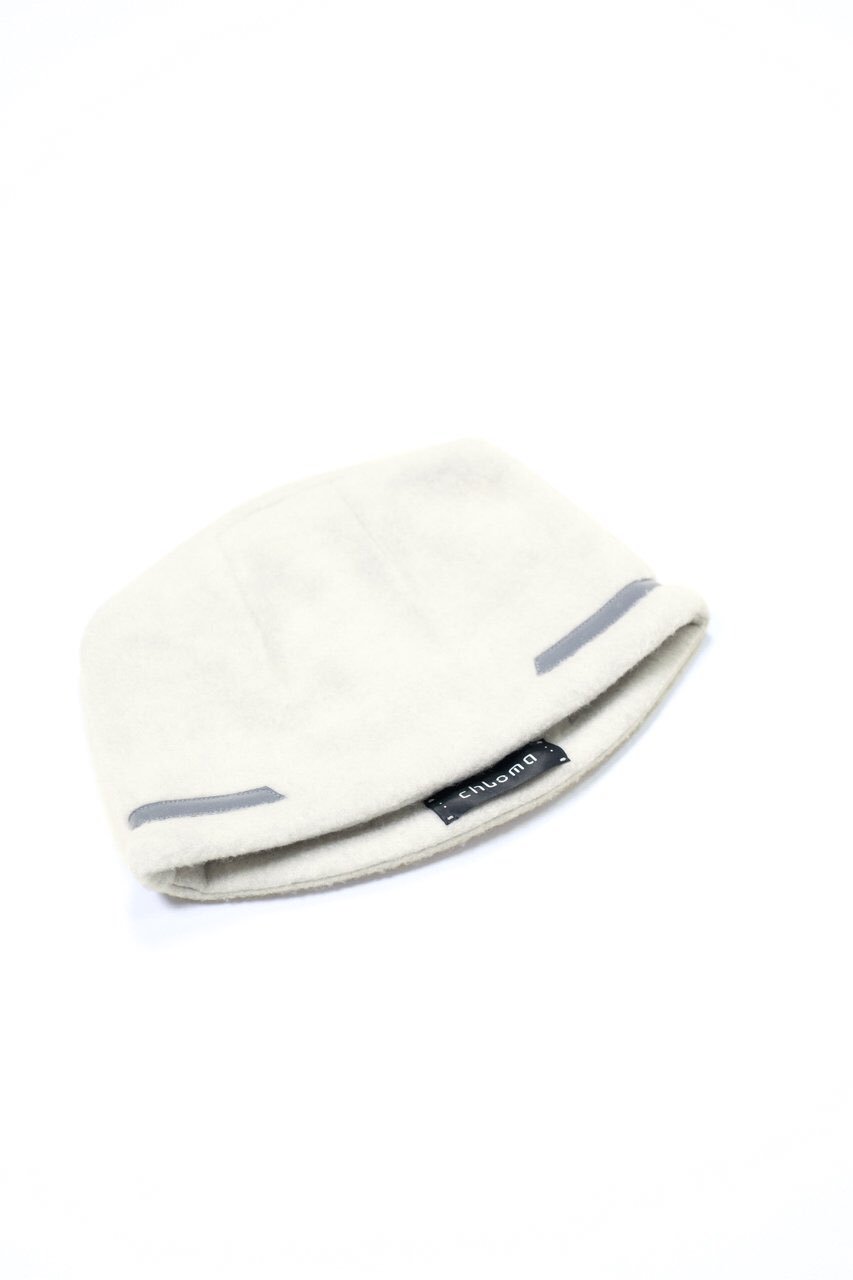 chloma クロマ REFLECT FURRY CAP white ホワイト-
