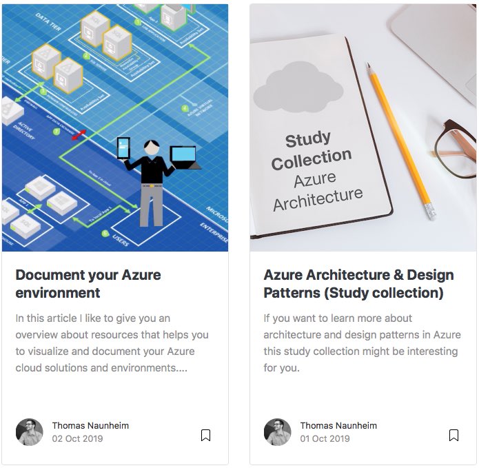 I'm very excited to announce my brand-new blog: cloud-architekt.net.
Have a look on my first posts with study material and resources about #AzureArchitecture and documenting #Azure environments.
Further topics such as #AzureAD and #AzureSecurity will follow the next time…