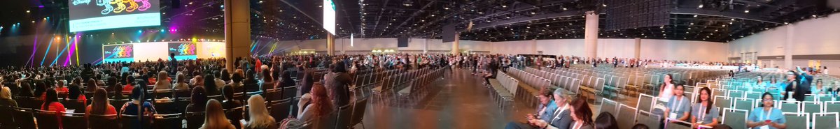 Jen_Black32's tweet photo. This may be the largest auditorium I've ever been in.  Grace Hopper is amazing.  It's overwhelming to see how many women in tech there are here.  #shelovesmatlab #GHC19 https://t.co/CNxCjdNcXf