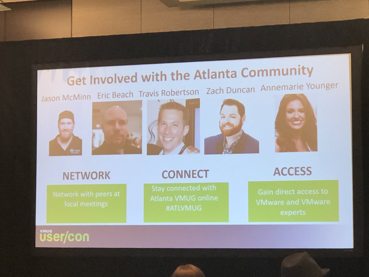 andriven's tweet image. @zdub2010 @WANbyANNE @vm_jmcminn @gravydigz @vm_beach kicking off the @ATLVMUG @MyVMUG Usercon - appreciate all the work they do. #ATLVMUG