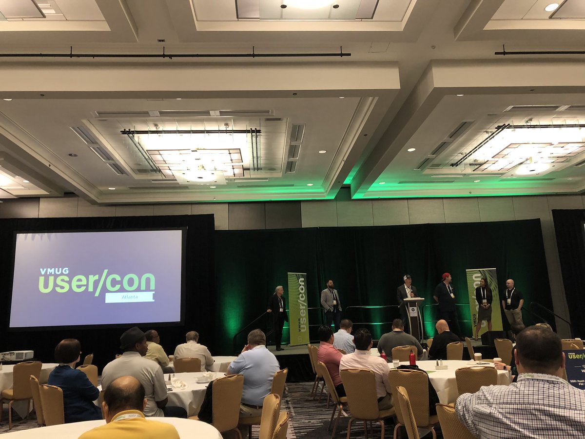 andriven's tweet image. @zdub2010 @WANbyANNE @vm_jmcminn @gravydigz @vm_beach kicking off the @ATLVMUG @MyVMUG Usercon - appreciate all the work they do. #ATLVMUG