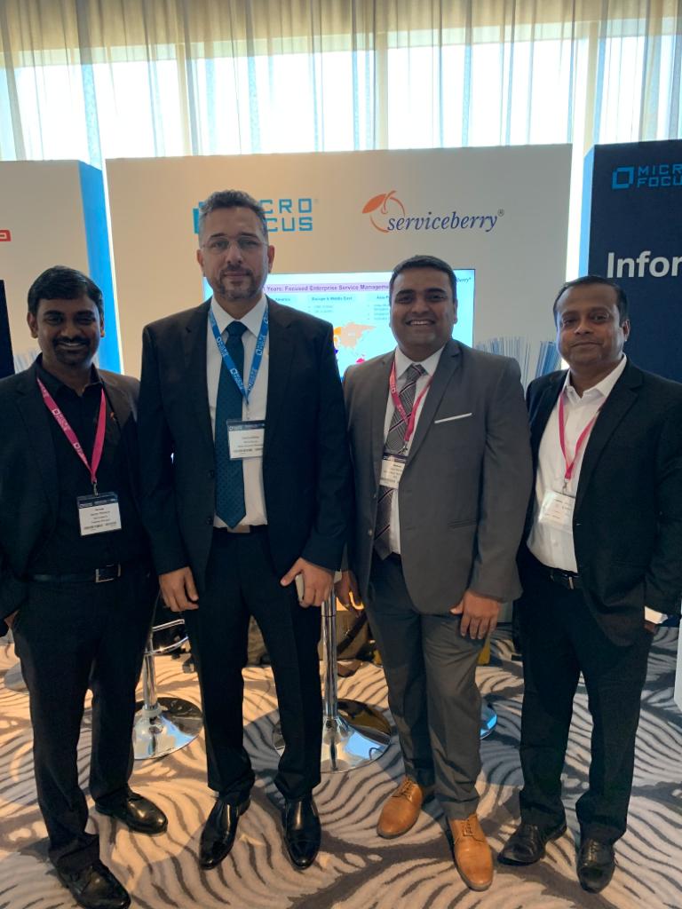 serviceberryone's tweet photo. We had an engaging day filled with great learnings and participation at
@MicroFocus
'Experience Tour 2019' in Dubai.
Take a look at a few moments here.
#MicroFocusExperience #MicroFocusExpereinceTour2019MEA #MicroFocus #Serviceberry #InDubai https://t.co/ih8kZJy1cV