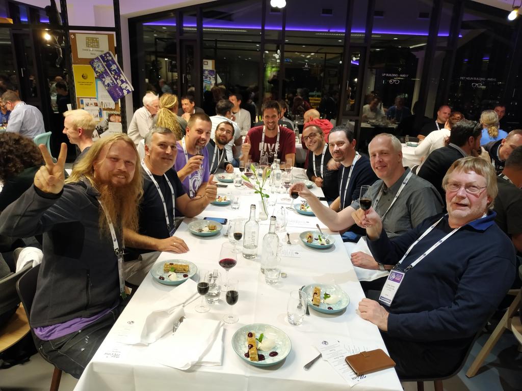 gdsotirov's tweet photo. Awesome reception by https://t.co/8NgF3fWV9w yesterday evening with nice company! Thank you!
#PerconaLiveEU #pleteam https://t.co/eSr2rBHvo2