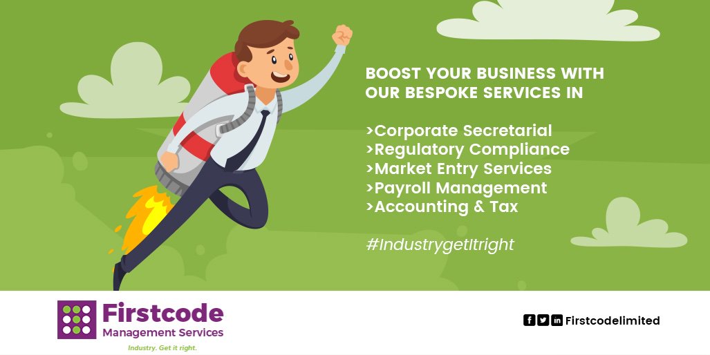 Firstcodegh's tweet image. Because we  understand the Ghanaian business environment. Our support expertise will  assist you to establish, focus on your core business and grow.
#Firstcode #IndustryGetItRight