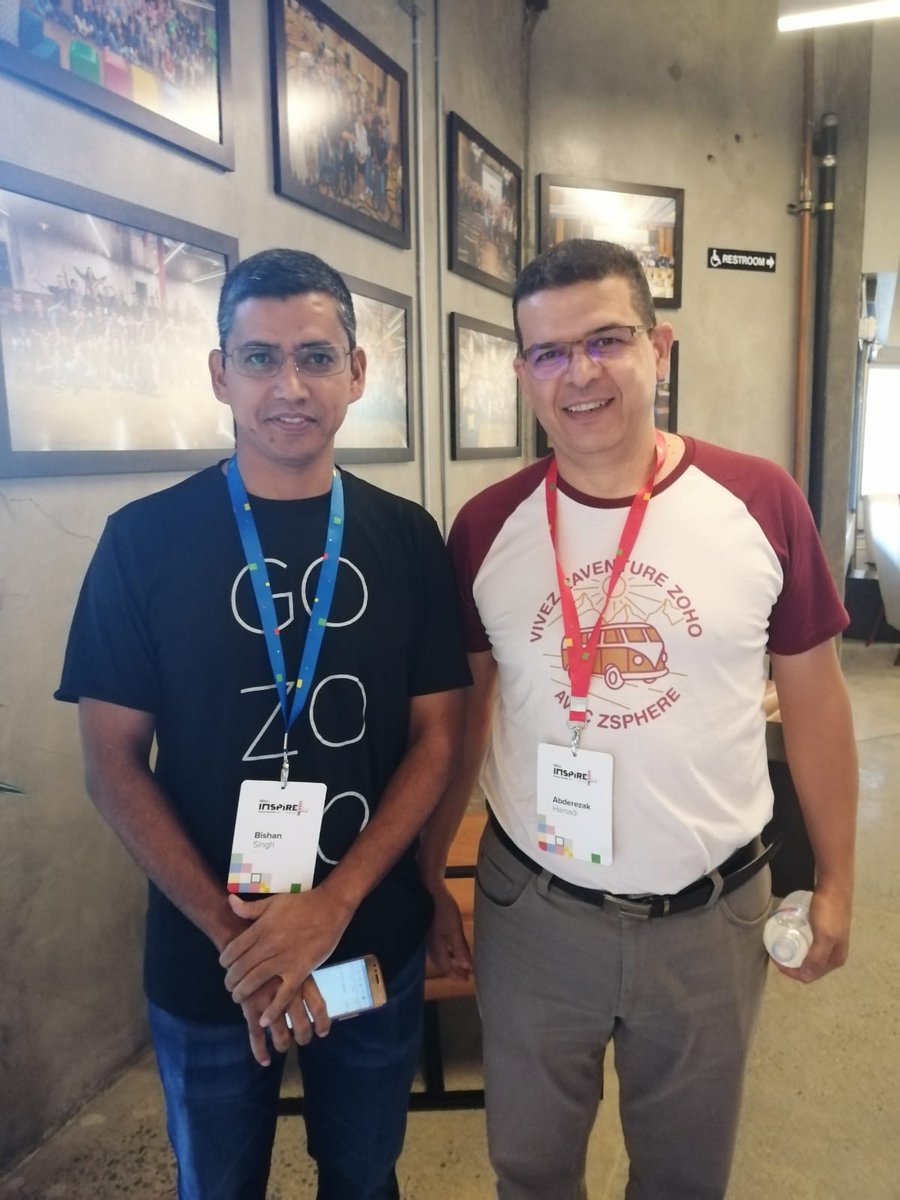ZSphere_France's tweet image. Nous sommes présents pour la 6ème conférence annuelle des développeurs @zoho au siège américain à Pleasanton, en Californie.
3 jours d'échanges, de collaboration et d'apprentissage pour vous aider à améliorer vos process.
 #ZohoDevelopers #ZohoInspire #ZSphere #ZohoCreator