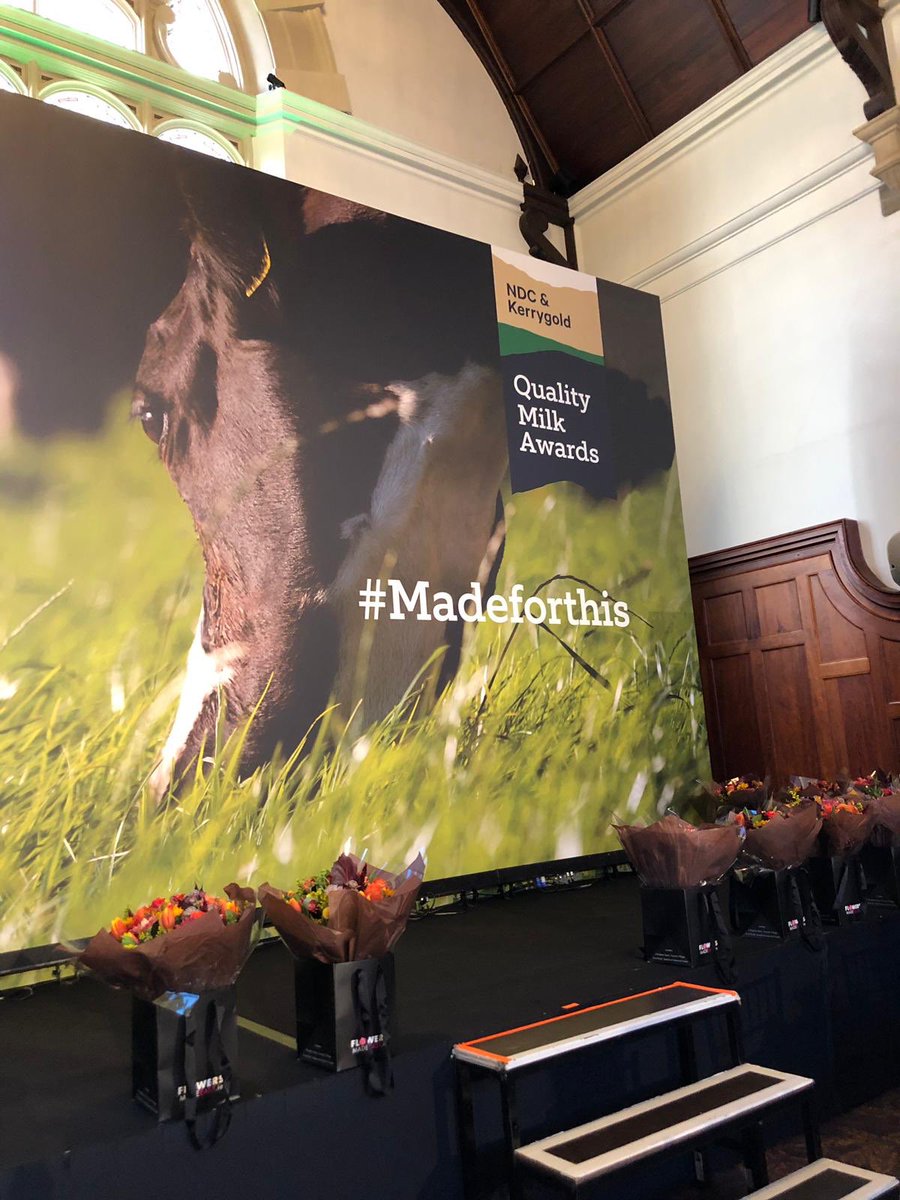 NDC_ie's tweet photo. Ready to welcome the finalists of the NDC &amp; @KerrygoldIRL Quality Milk Awards. We are hugely proud to celebrate the excellent standard in dairy farming set by these thirteen farmers &amp; their families. #MadeForThis https://t.co/zWu1eHrREP