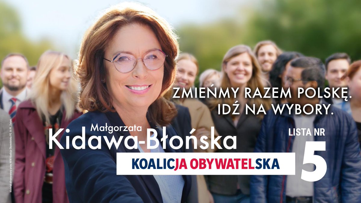 Obywatelska_KO's tweet photo. Zmieńmy razem Polskę! 🇵🇱
13 października idź na wybory! ✌️
#Listanr5 🖐️

Podaj dalej!
#KoalicjaObywatelska https://t.co/FV6OChJ2ZU