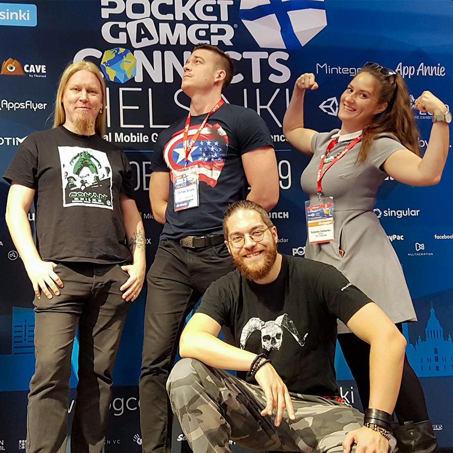 pixelfederation's tweet photo. #PixelFederation saying Hi from #Helsinki. Are you attending #PocketGamer connects as well? #gamedev #PGCHelsinki https://t.co/FBSYWFjndh