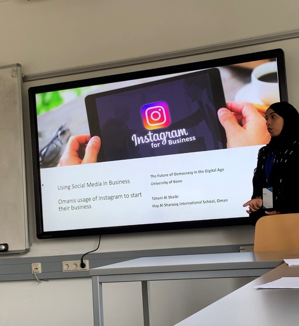 HayAlSharooq's tweet image. Ms. Tahani Al Shaibi,our school communication officer has been chosen as a presenter in the 4th international conference of media and communication in Germany. Conference took place in University of Bonn from 26-28 September.
 We are very proud of her.
#HASIS EMPOWRING our staff!
