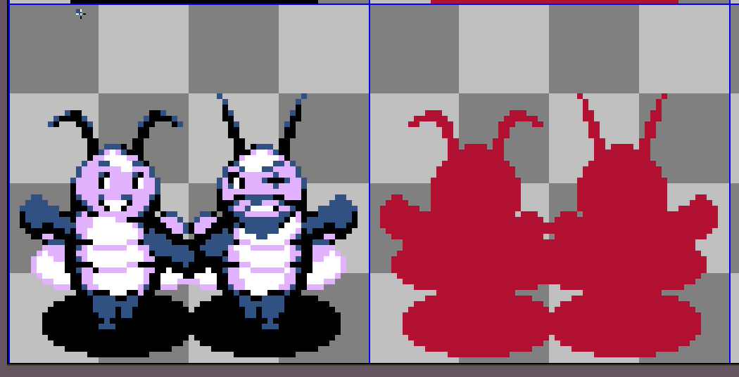 Gear_Steak's tweet photo. For @Pixel_Dailies #highlevelMonster and #devtober we have the lady and man bug #pixelart #indiedev #gamedev
(Deleted the last two tweets as I didn't like the result) https://t.co/AkzUKSBwKL