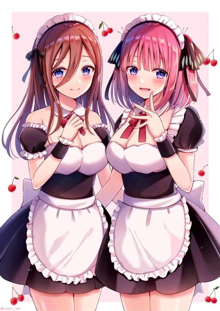中野三玖 ,中野二乃 「【10/6 COMIC1☆16お品書き】
新刊は五等分の花嫁の二乃&三玖イラスト」|桜ひより🌸 4月ラノベ発売/コミ1【H26b】のイラスト