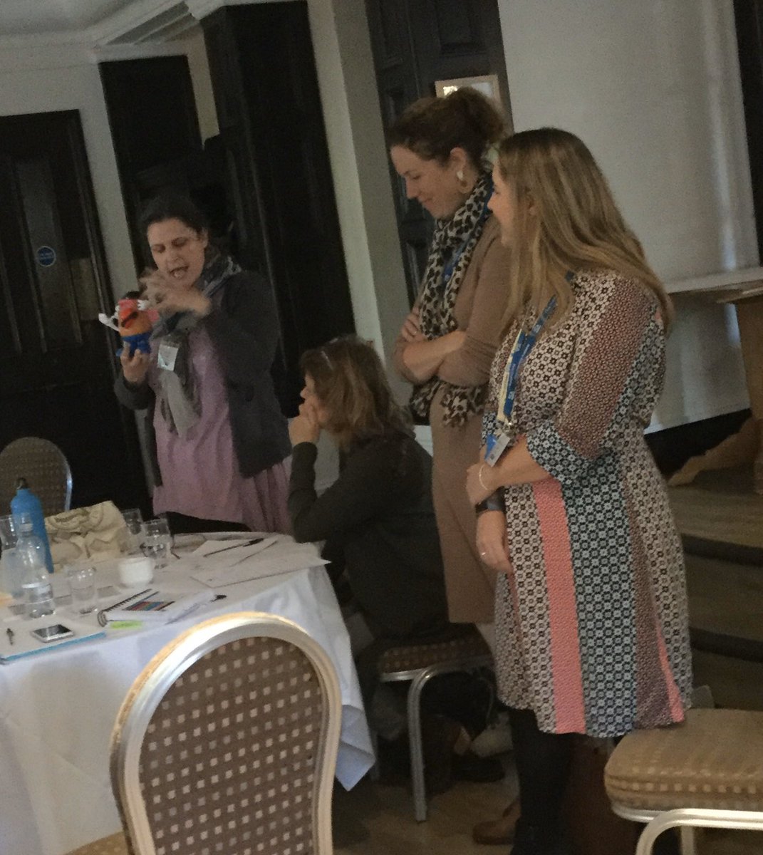 #Devon_19 Recap session this morning - one of our team using Mr Potatohead to illustrate their presentation