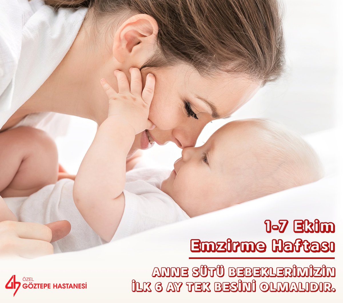Dünya Sağlık Örgütü tarafından bebeklerin ilk 6 ay boyunca yalnızca anne sütü ile beslenmesi önerilmektedir. 
#emzirmehaftası #annesütü