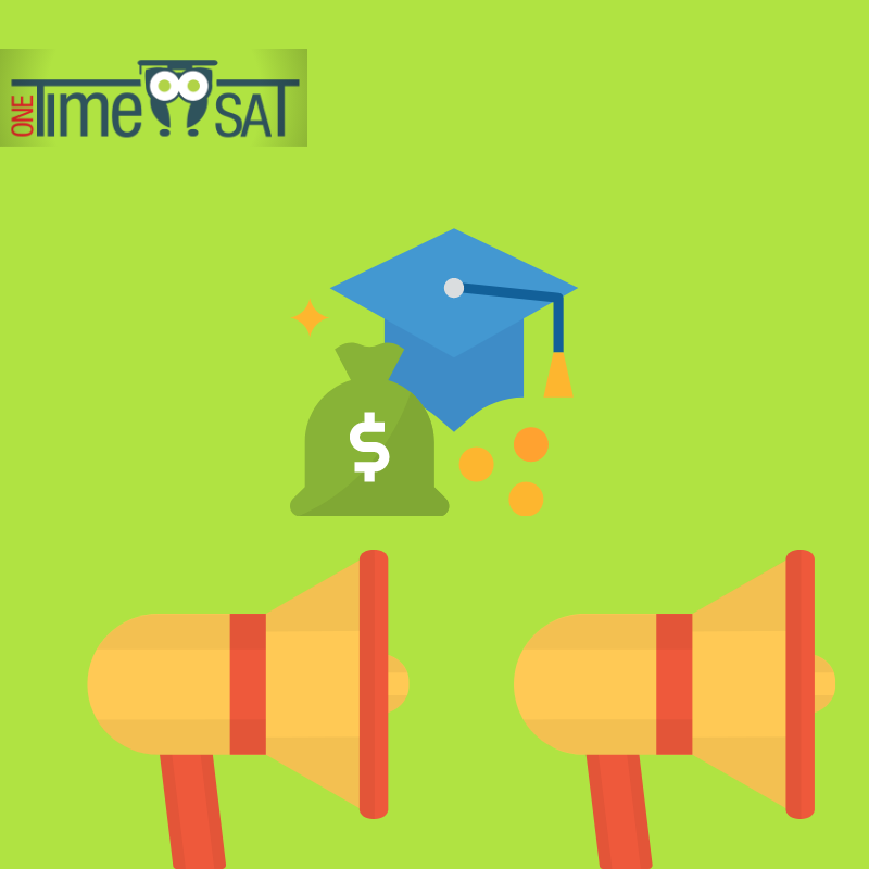 Big news coming ahead!!!!!

We are announcing OneTimeSAT Scholarships. Do you eagerly want to be a member on our platform? But, you don't think you can afford any of our plans for now! Send us a message, and our team will take it forward with you.
onetimesat.com