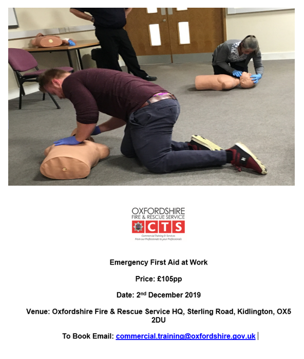 OFRS_CTS's tweet photo. #firstaidtraining #firstaid #safetytraining #oxfordshiretraining #emergencyfirstaidatwork https://t.co/l1QQPvA2Fw