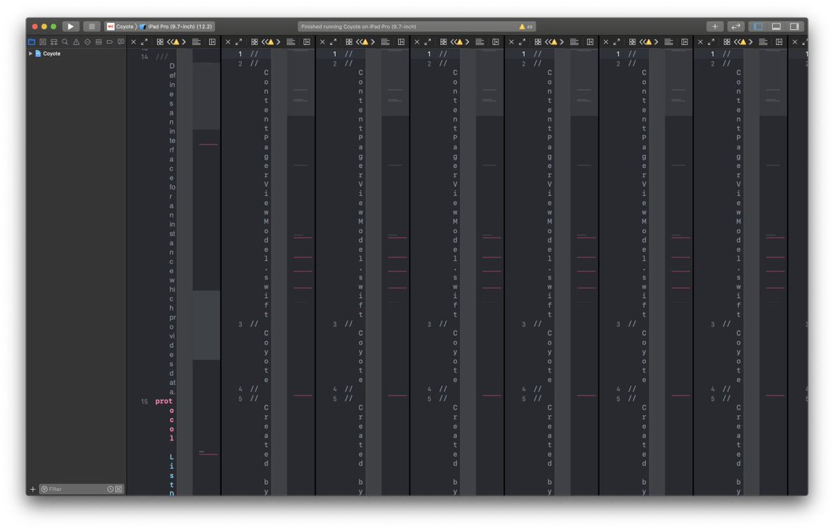 twannl's tweet image. Anyone knows whether there's a limit to how many editors you can open with #Xcode11? 😂
avanderlee.com/xcode/xcode-as…