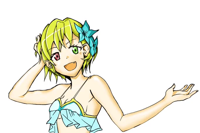 初めてiPadで描いたけどめっちゃムズイ