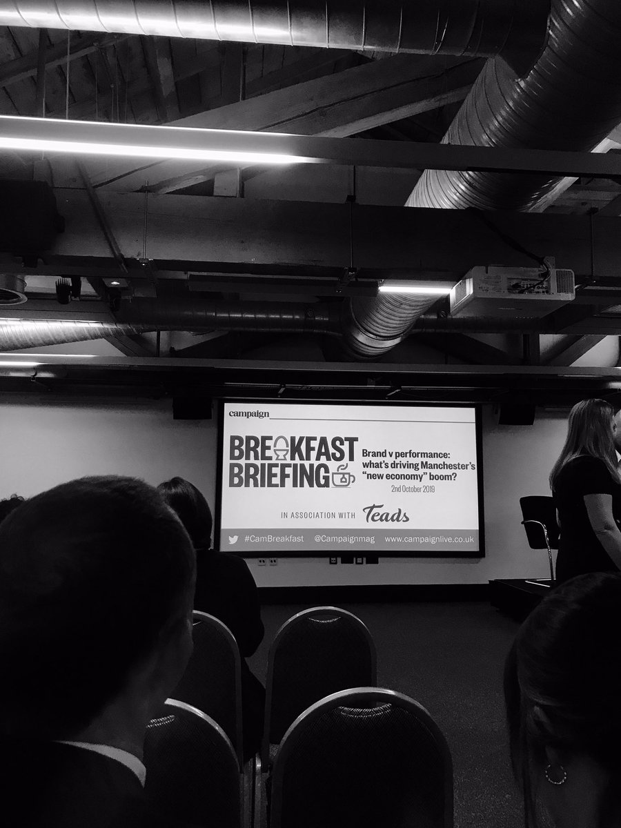 K2LMarketing's tweet photo. Great way to start the day with @Campaignmag talking Brand building vs performance at their #CamBreakfast. Something K2L have been working with our clients on getting the balance right. Plenty to take away. https://t.co/Ij4dTMRyPS