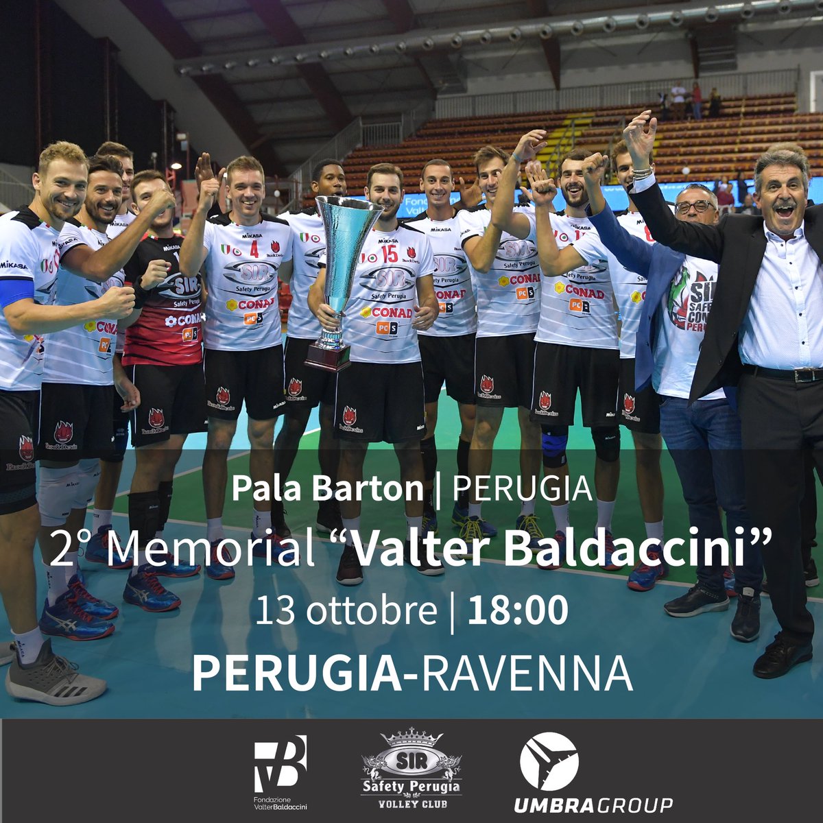 SIRVolleyPG's tweet photo. 🔜 2^ Memorial Baldaccini!
Tutte le info qui 👇🏻
https://t.co/ztZUik9PEC
#goSir #BlockDevils #UMBRAGROUP #memorialVB #FVB https://t.co/Juy7EpnZjB