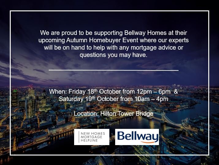 Very much looking forward to supporting Bellway Homes at their Autumn Homebuyer Event!