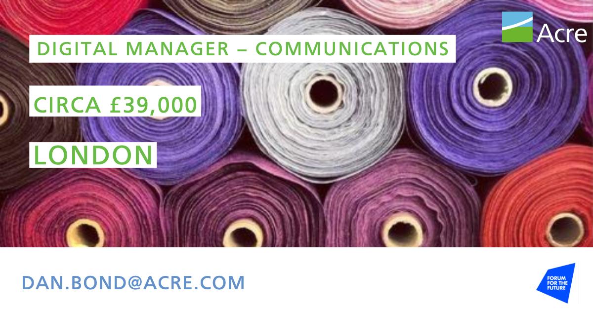 EXCITING NEW ROLE!! Acre are delighted to be supporting Forum in their search for a talented Digital Manager to play a leading role across their digital communications platforms. To learn more about the role please go to: bit.ly/2oqmLmG #DigitalMarketingRole