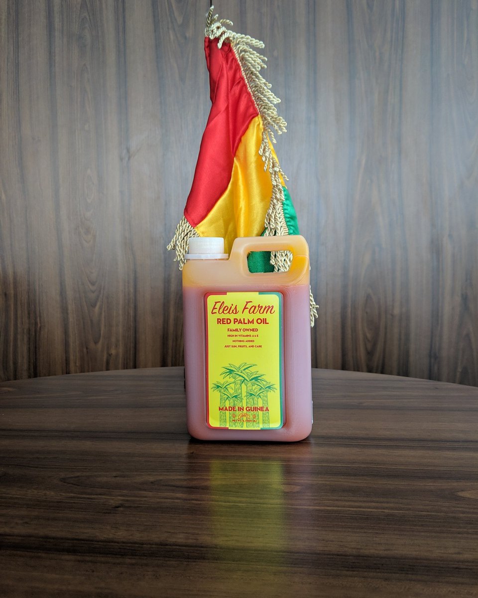 EleisFarm's tweet photo. Célébrez l'indépendance de la Guinée avec l'huile de palme @eleisfarm. 100% MADE IN GUINEA with love
Celebrate Guinea's independence with @eleisfarm red palm oil. 100% MADE IN GUINEA with love
#EleisFarm #consommonsguinéen #madeinguinea #redpalmoil https://t.co/SRvZxXBxKV
