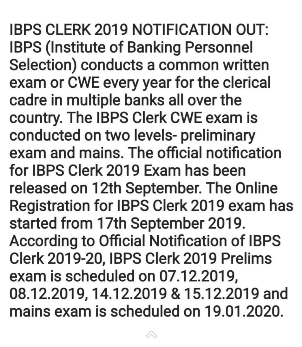 CompetitionCare's tweet image. IBPS Bank Vacancies Notification Out
#BestBankSSCRailwayCDSCoaching #BankCoachingInRoorkee
#IBPSNotification
#BankClerkPO
#CompetitioncareInstitute
9411111870, 9412314323