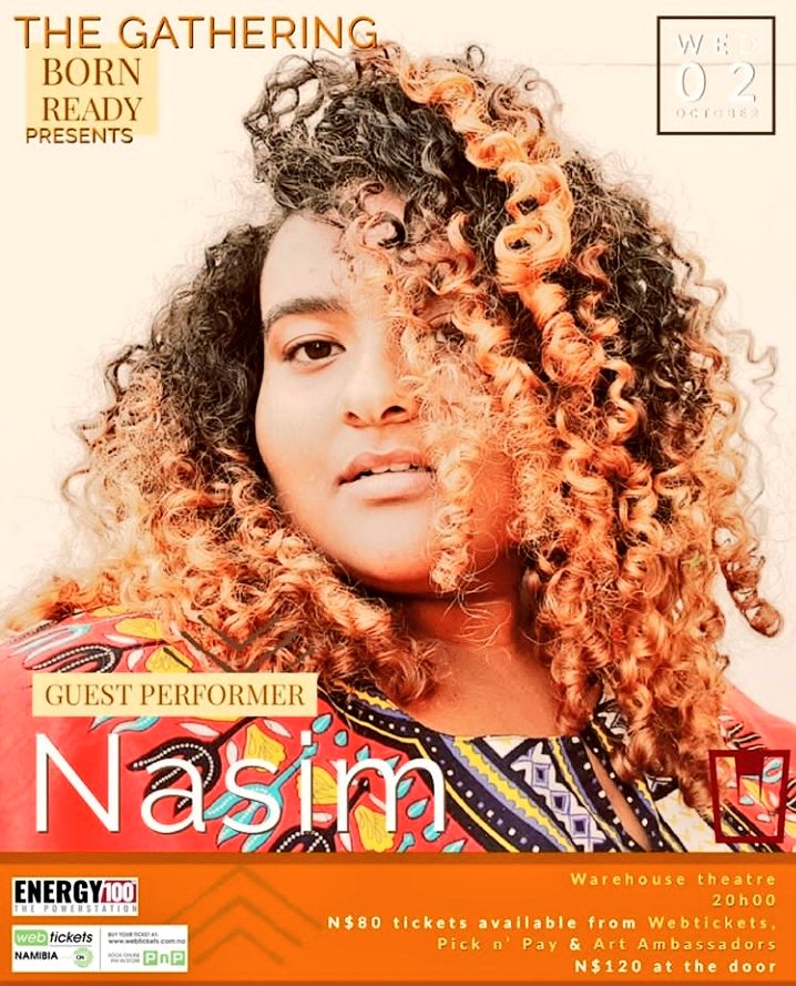 TheGatheringNam's tweet photo. The Guest Performers for tonight's show are the mbira, saxophone and piano trio - KALACTIVE, transcendent singer songwriter - NASIM and our very own shape-shifting dancer, FREDDY! All supporting our 13 local performing artists ready to share their love for ART @WHTWindhoek 🔥♥️✨ https://t.co/xk5j4XE1Av