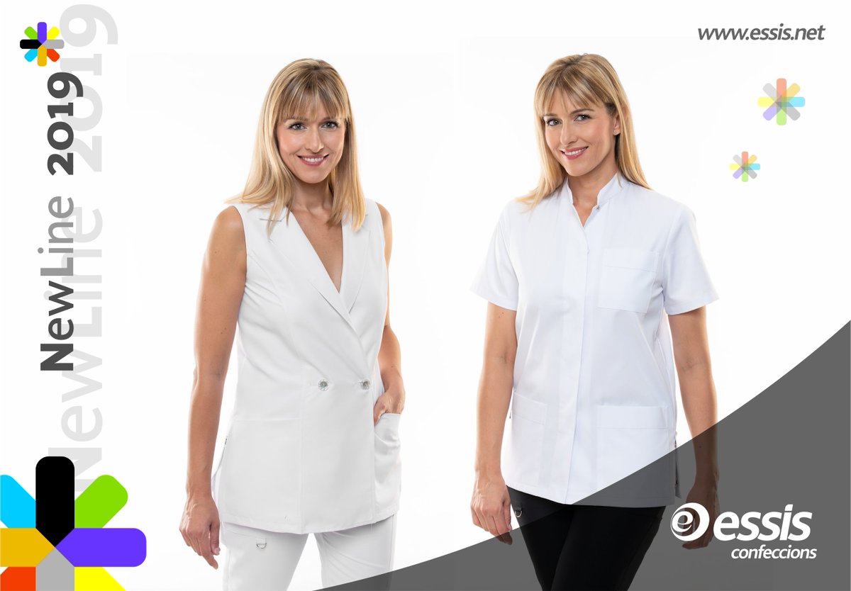 essiscon's tweet photo. Novedades marca ESSIS 2019!!! Uniformes profesionales para estética y peluquería. #essis #confeccion #uniformes #profesionales #estetica #peluqueria https://t.co/yPpTD3fdzk