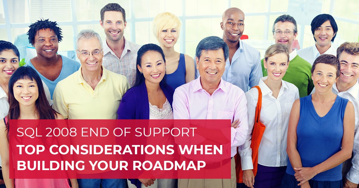 SoftwareOne's tweet photo. Not sure how to proceed with #SQLServer2008 #EoS? Read which questions and considerations are necessary to create a roadmap: https://t.co/7G8cpC3okW https://t.co/A7rrk3K0Wz