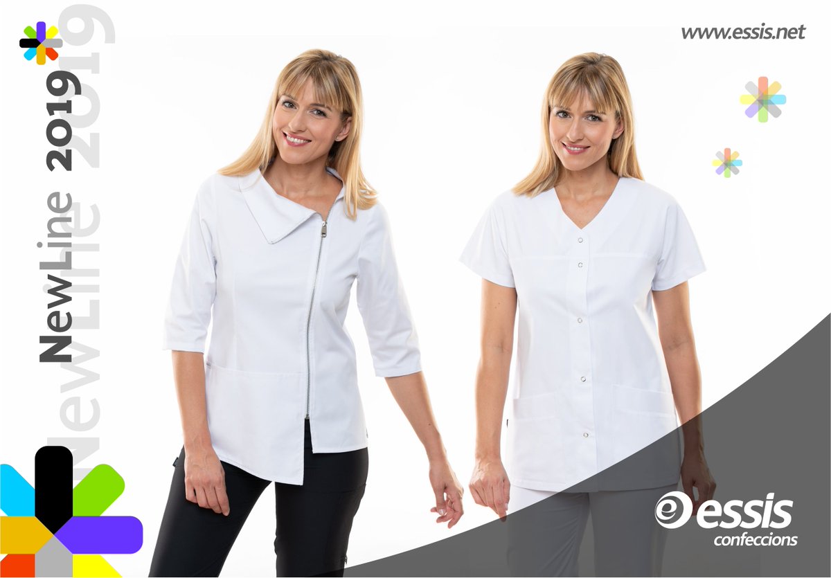 essiscon's tweet photo. Novedades marca ESSIS 2019!!! Uniformes profesionales para estética y peluquería. #essis #confeccion #uniformes #profesionales #estetica #peluqueria https://t.co/FNad7YlD7K
