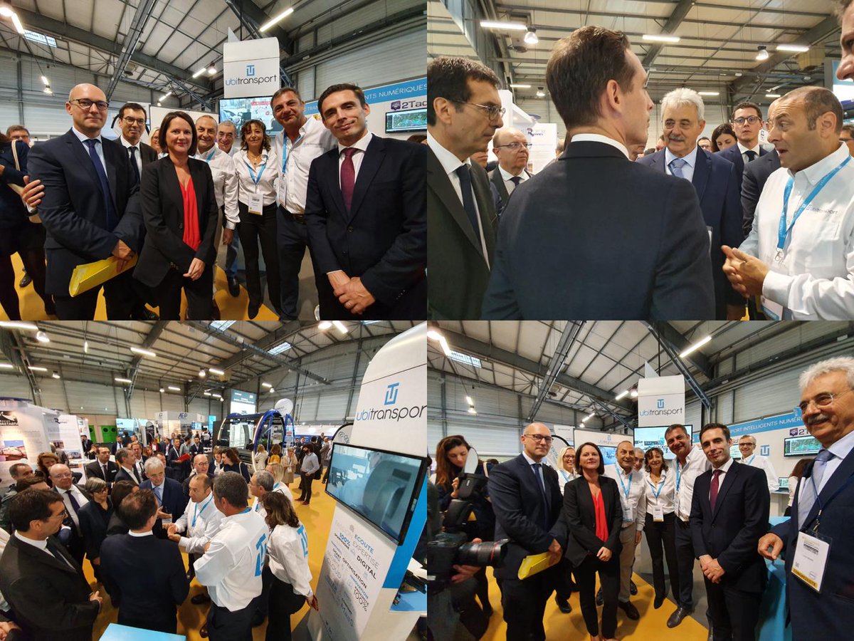 Très honoré de recevoir sur le stand <a href="/Ubitransport/">Ubitransport devient Matawan</a> aux @27eRNTP M. le Secrétaire d’Etat au Transport <a href="/Djebbari_JB/">Jean-Baptiste Djebbari</a> et Mme <a href="/Johanna_Rolland/">Johanna Rolland</a> Maire @Nantes accompagnés de <a href="/LouisNegreCSM/">Louis Nègre</a> Président <a href="/Gart/">Dave Gartenberg</a> &amp; <a href="/JPFarandou/">Jean-Pierre Farandou</a> Président <a href="/UTP_Fr/">UTPF Union des Transports Publics et Ferroviaires</a> 
Merci infiniment pour ces minutes passionnantes.