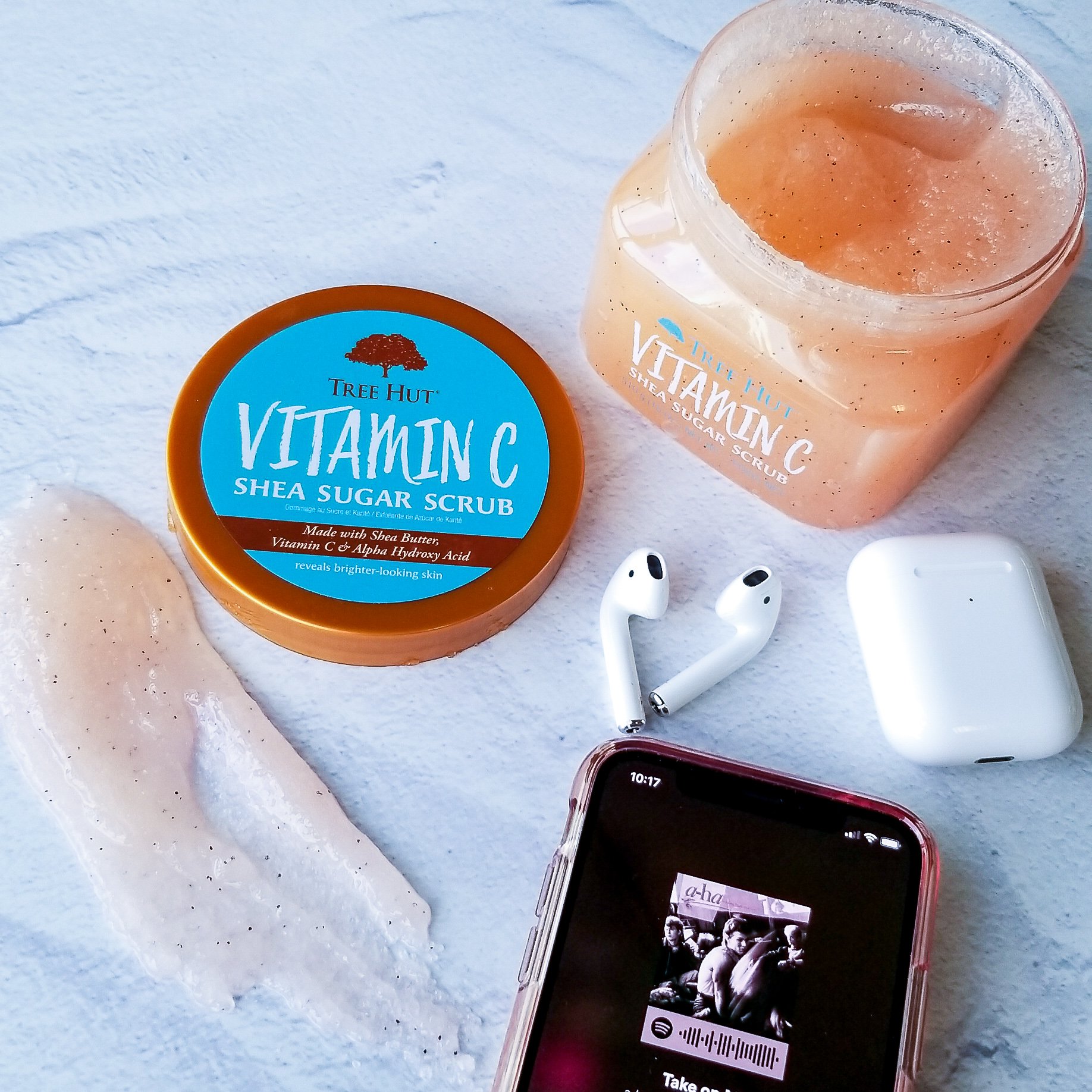 tree hut vitamin c shea sugar scrub