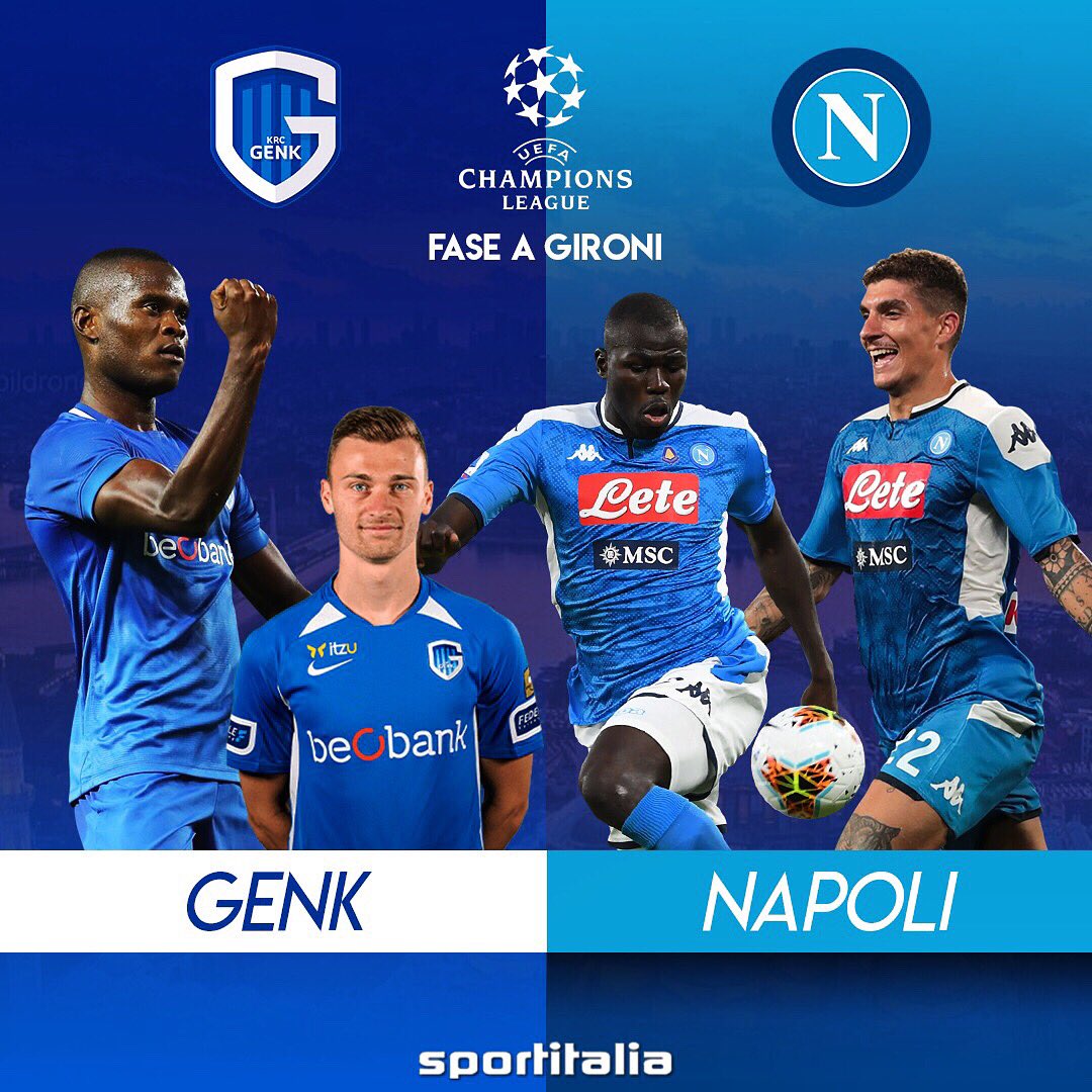tvdellosport's tweet photo. 🏆 Il @sscnapoli scende in campo alla #LuminusArena per cercare la vittoria contro il @KRCGenkofficial e difendere il primato nel girone 🔵⚽️
➡️ Segui questo e tutti gli altri match a partite dalle 18:50 live su
#Sportitalia https://t.co/no0kkv0o38
