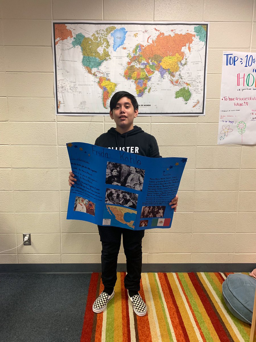 mslambarria's tweet photo. Mis estudiantes no sólo aprenden Español, ellos también aprenden acerca de la cultura Hispana. #kleinintermediate #kleinisd https://t.co/5iCQd5Hjif